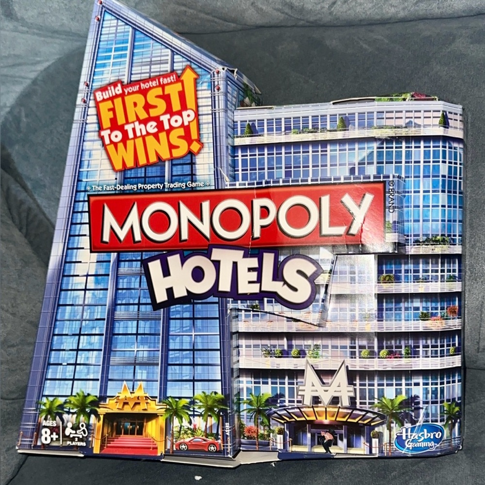 NEW Monopoly Hotels Game BRAND NEW Hasbro First to the top wins!